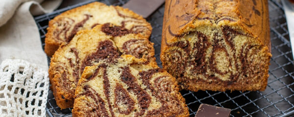 cake marbré au chocolat